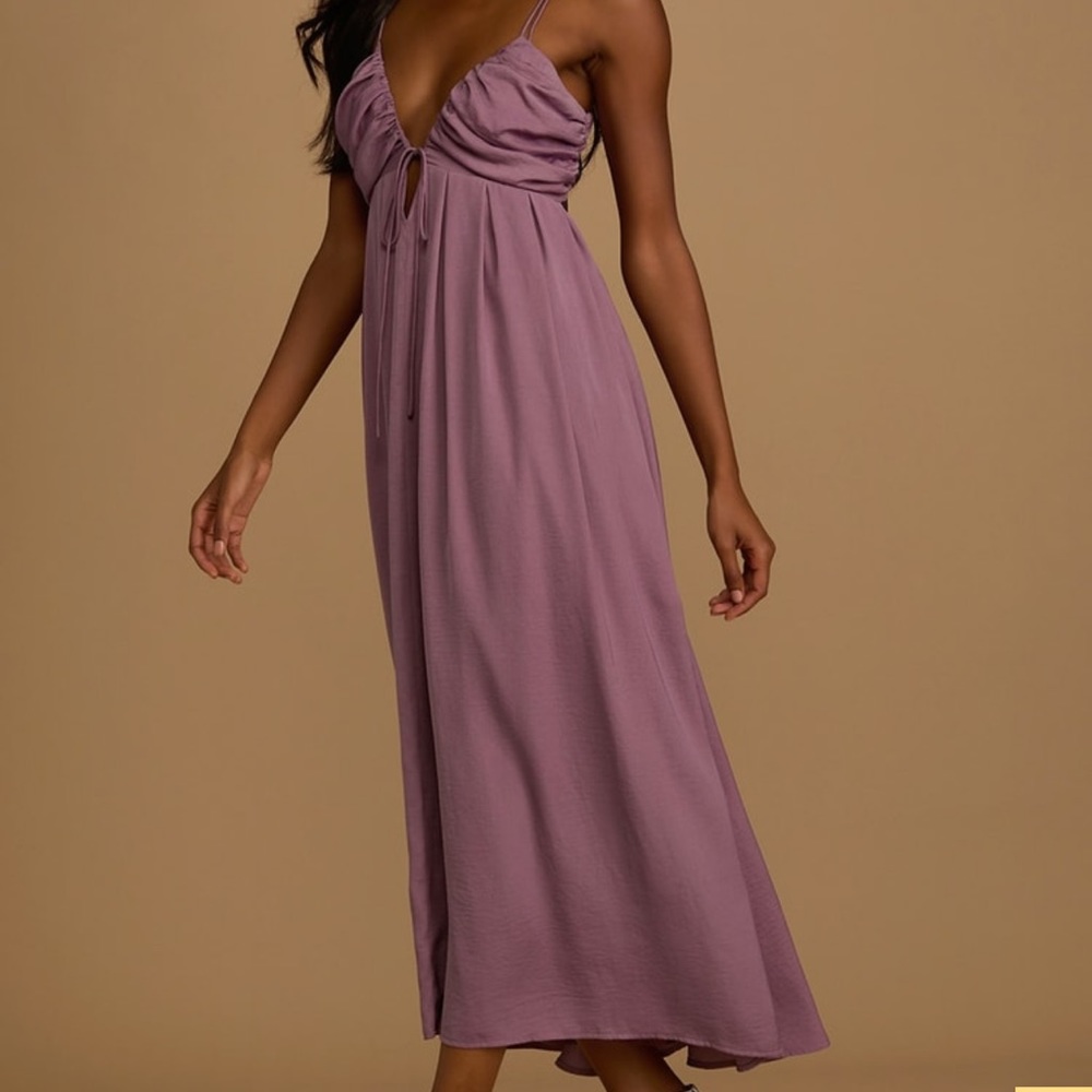 BNWT lulus purple satin dress